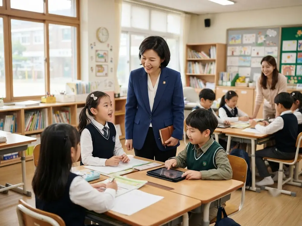 학교 방문